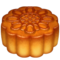 Moon Cake emoji on Apple